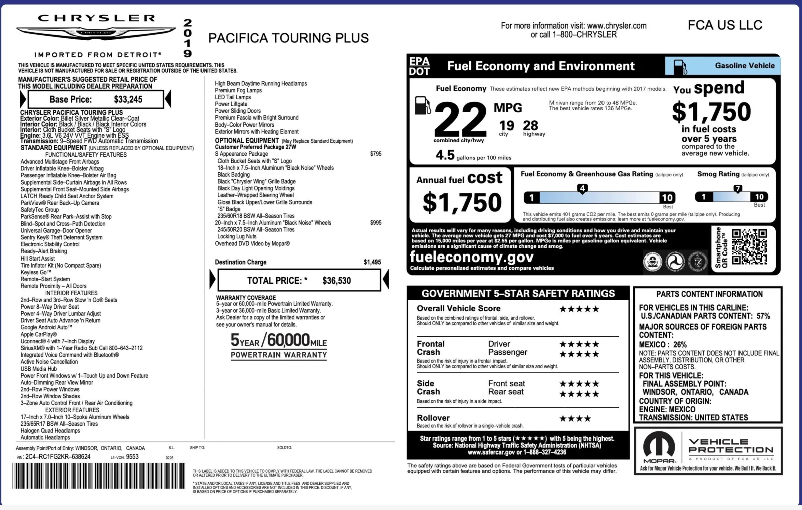 Chrysler Pacifica photo 12