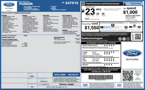 Photos of 2018 Ford Fusion Titanium for sale in Alvin, TX at Auto Boutique Texas