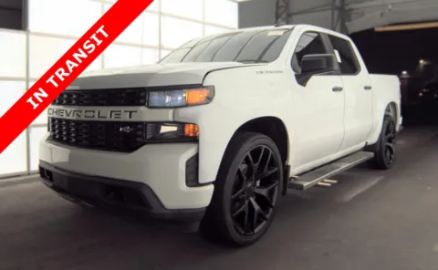 White 2021 Chevrolet Silverado 1500 Custom for sale in Alvin, TX