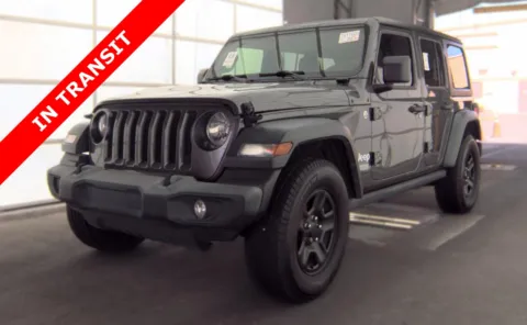 Gray 2018 Jeep Wrangler Unlimited Sport for sale in Alvin, TX