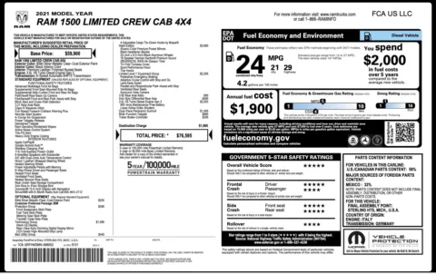 Photos of 2021 Ram 1500 Limited for sale in Alvin, TX at Auto Boutique Texas