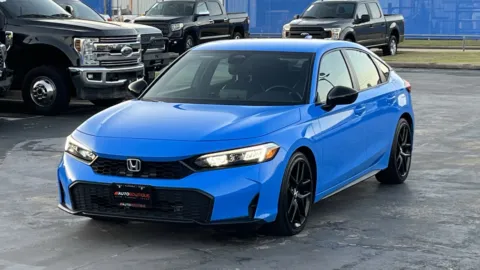 Blue 2025 Honda Civic Hatchback Sport for sale in Alvin, TX