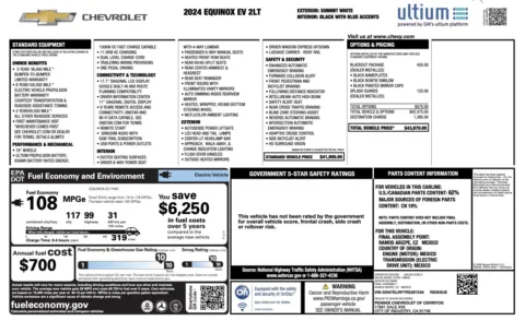 Photos of 2024 Chevrolet Equinox EV LT for sale in Alvin, TX at Auto Boutique Texas