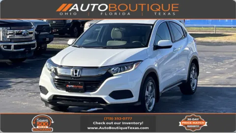 White 2022 Honda HR-V LX for sale in Alvin, TX