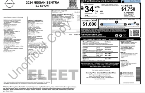Photos of 2024 Nissan Sentra SV for sale in Alvin, TX at Auto Boutique Texas