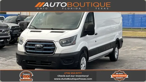 White 2024 Ford E-Transit Cargo Van 350 for sale in Alvin, TX