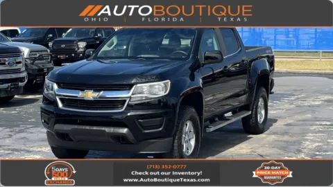 Black 2019 Chevrolet Colorado 4WD Work Truck for sale in Alvin, TX