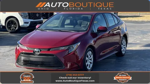 Red 2024 Toyota Corolla LE for sale in Alvin, TX