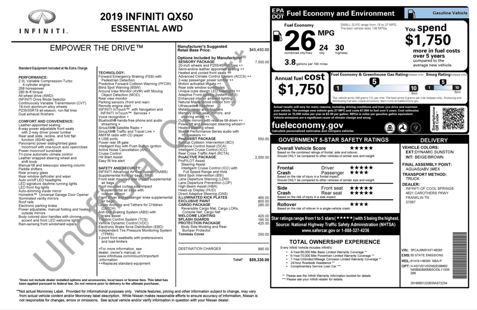 Infiniti QX50 photo 2