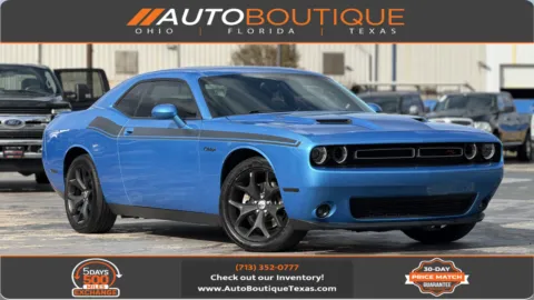 Blue 2015 Dodge Challenger R/T Plus for sale in Alvin, TX