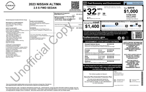 Photos of 2023 Nissan Altima 2.5 S for sale in Alvin, TX at Auto Boutique Texas