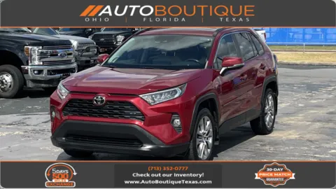 Red 2021 Toyota RAV4 XLE Premium for sale in Alvin, TX