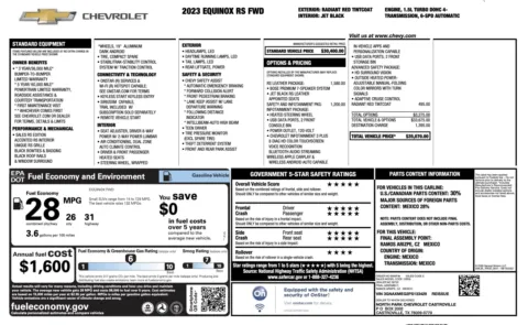 Photos of 2023 Chevrolet Equinox RS for sale in Alvin, TX at Auto Boutique Texas