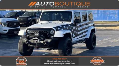 White 2017 Jeep Wrangler Unlimited Sahara for sale in Alvin, TX