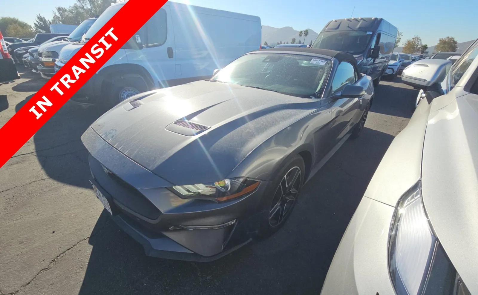 Gray 2023 Ford Mustang EcoBoost Premium for sale in Alvin, TX