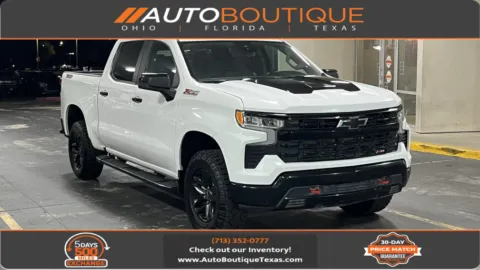 White 2023 Chevrolet Silverado 1500 LT Trail Boss for sale in Alvin, TX