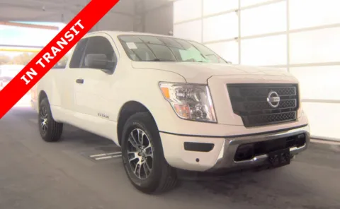 White 2022 Nissan Titan SV for sale in Alvin, TX