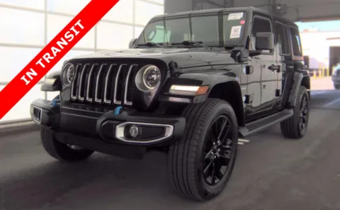 Black 2023 Jeep Wrangler 4xe Sahara for sale in Alvin, TX