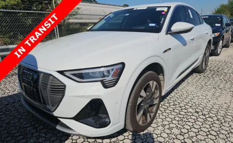 White 2022 Audi e-tron Sportback S line Prestige for sale in Alvin, TX