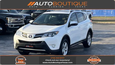 White 2014 Toyota RAV4 XLE for sale in Alvin, TX