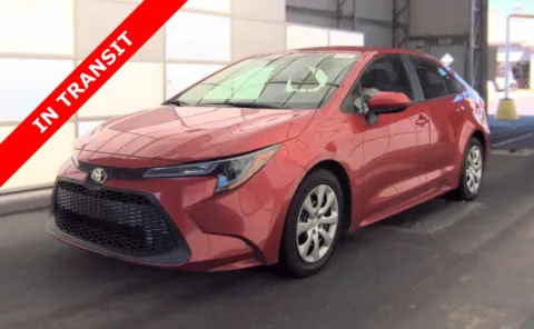 Red 2021 Toyota Corolla LE for sale in Alvin, TX