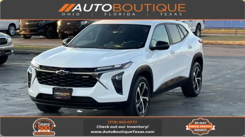 White 2024 Chevrolet Trax 1RS for sale in Alvin, TX