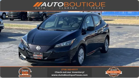Black 2025 Nissan LEAF S for sale in Alvin, TX