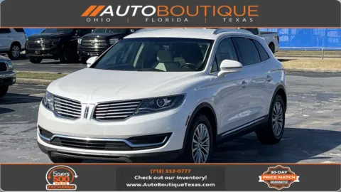 White 2018 Lincoln MKX Select for sale in Alvin, TX
