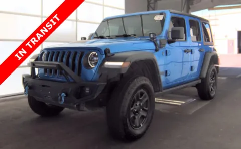 Blue 2021 Jeep Wrangler 4xe Unlimited Rubicon for sale in Alvin, TX