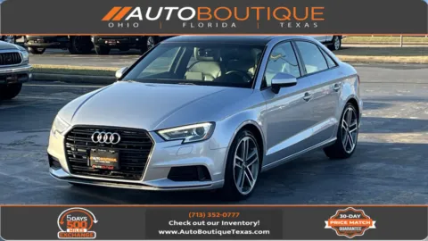 Silver 2019 Audi A3 Sedan Titanium Premium for sale in Alvin, TX