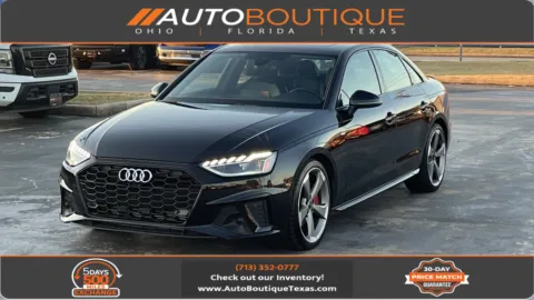 Black 2024 Audi A4 Sedan S line Premium Plus for sale in Alvin, TX