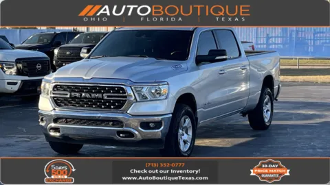 White 2022 Ram 1500 Big Horn for sale in Alvin, TX