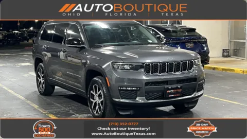 Gray 2023 Jeep Grand Cherokee L Limited for sale in Alvin, TX
