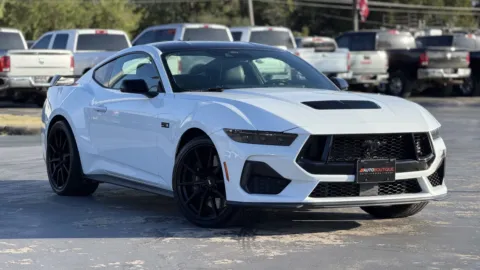 White 2024 Ford Mustang GT Premium for sale in Alvin, TX