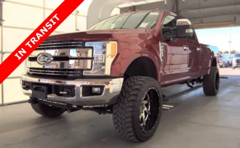 Red 2017 Ford Super Duty F-250 SRW Lariat for sale in Alvin, TX