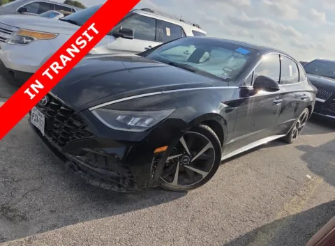 Black 2021 Hyundai Sonata SEL Plus for sale in Alvin, TX