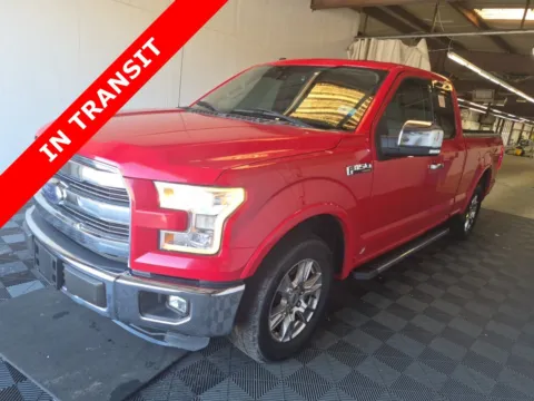 Red 2016 Ford F-150 Lariat for sale in Alvin, TX