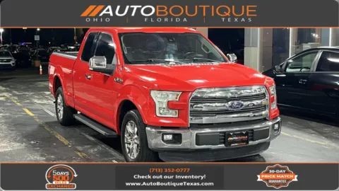 Red 2016 Ford F-150 Lariat for sale in Alvin, TX