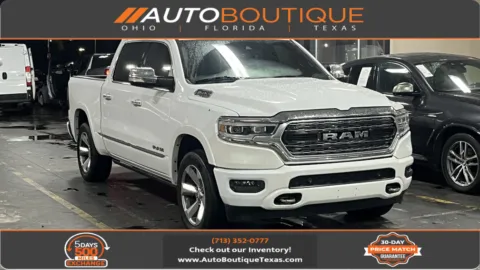White 2022 Ram 1500 Limited for sale in Alvin, TX