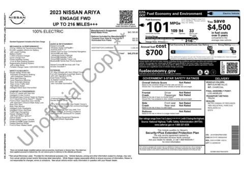 Photos of 2023 Nissan ARIYA ENGAGE for sale in Alvin, TX at Auto Boutique Texas