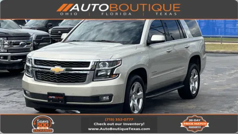 Silver 2017 Chevrolet Tahoe LT for sale in Alvin, TX
