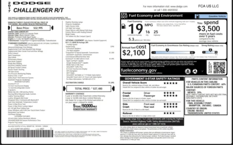 Photos of 2017 Dodge Challenger R/T for sale in Alvin, TX at Auto Boutique Texas