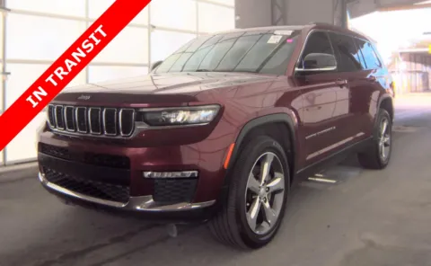 Red 2021 Jeep Grand Cherokee L Limited for sale in Alvin, TX