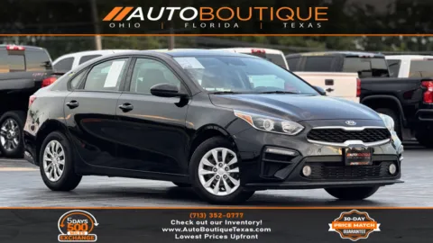 Black 2020 Kia Forte FE for sale in Alvin, TX