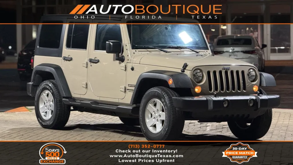 2016 Jeep Wrangler Unlimited Sport for sale in Alvin, TX