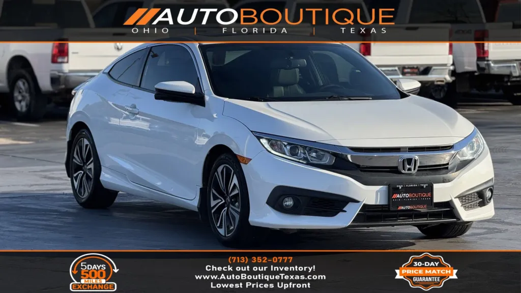 2016 Honda Civic Coupe EX-L for sale in Alvin, TX