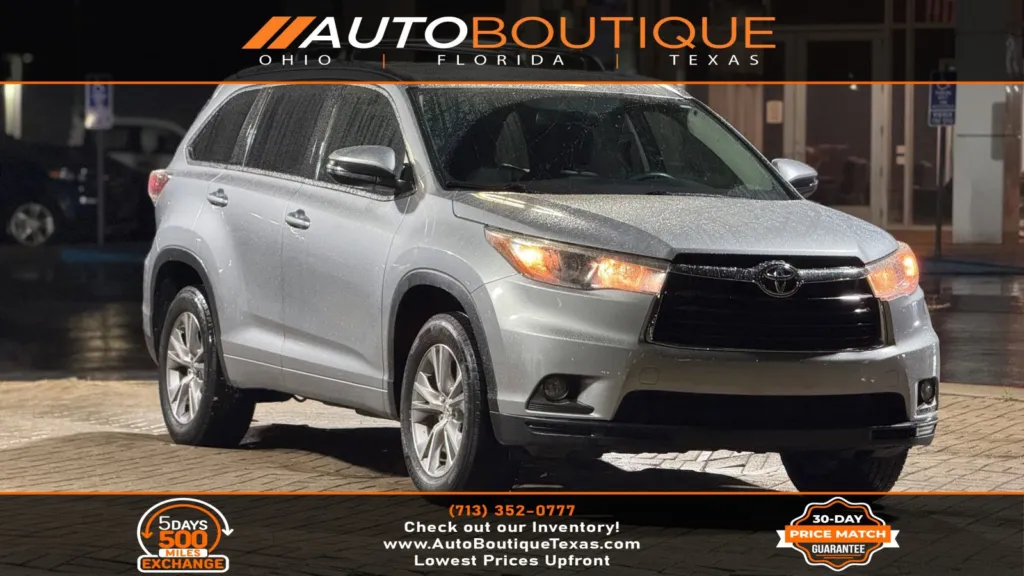 2015 Toyota Highlander XLE for sale in Alvin, TX