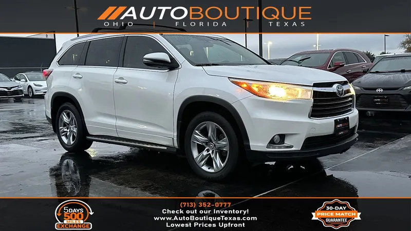 2015 Toyota Highlander Limited Platinum for sale in Alvin, TX