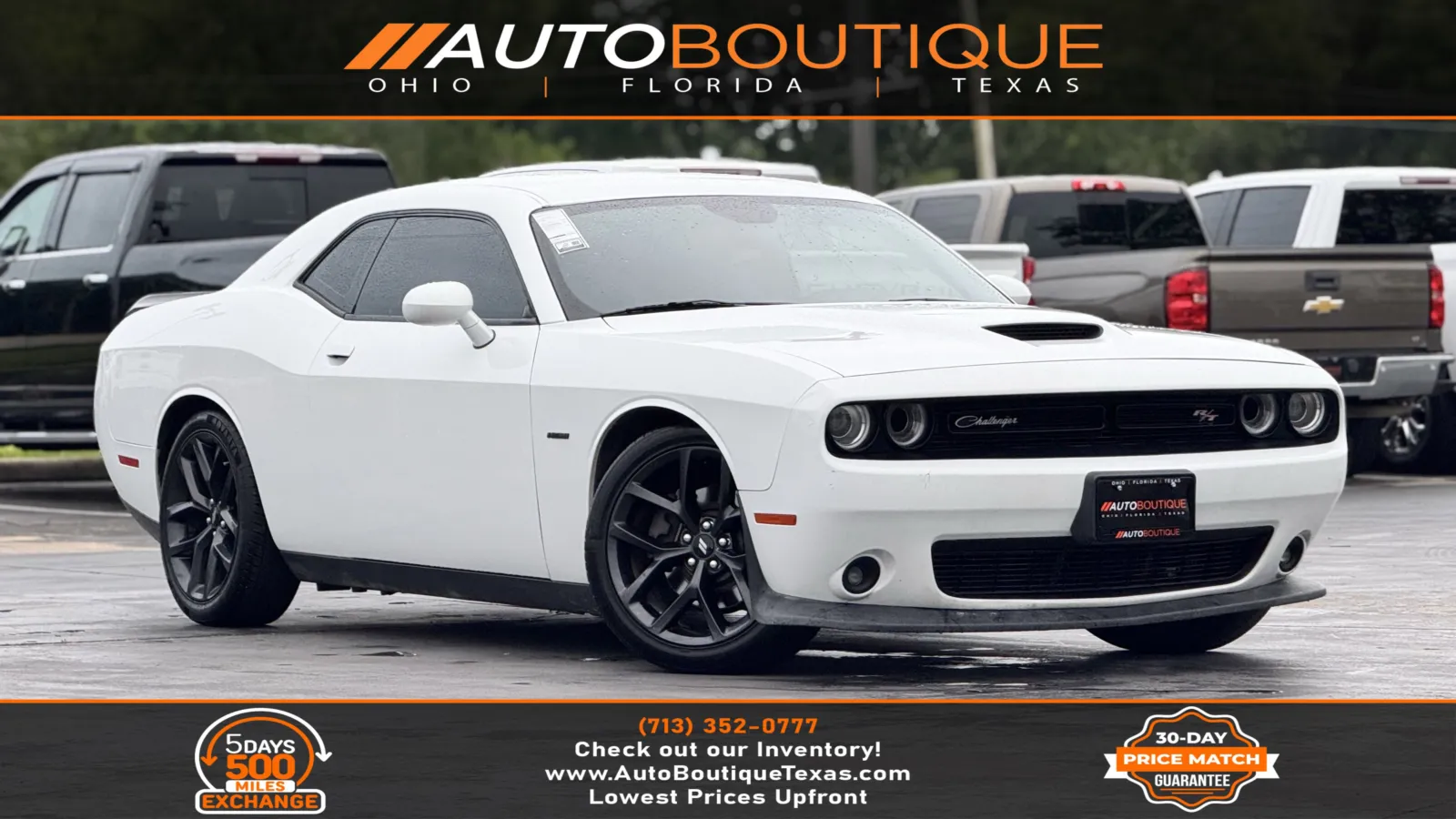 White 2019 Dodge Challenger R T for sale in Alvin, TX