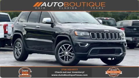 Black 2017 Jeep Grand Cherokee Limited for sale in Alvin, TX